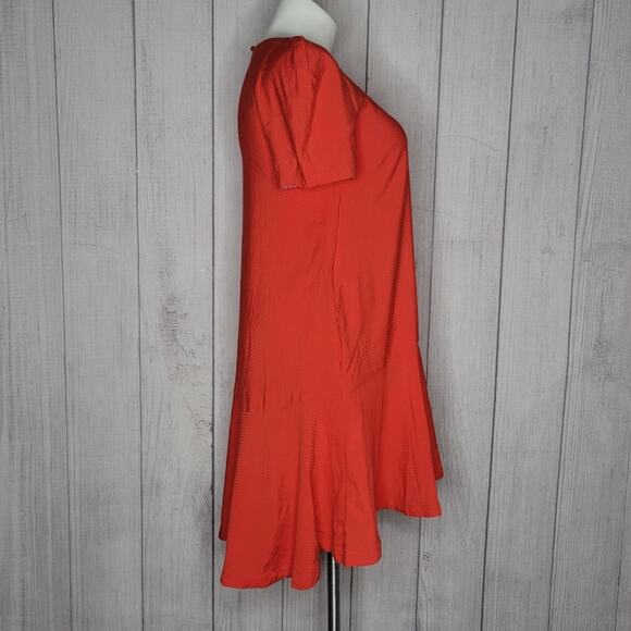 Anthropologie Maeve Rousseau Flounced High-Low Dress, size US 10 - Picture 2 of 8